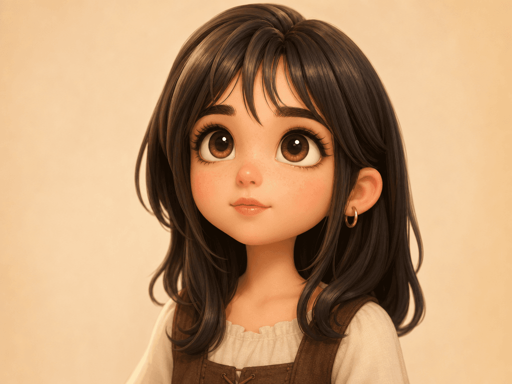 Maria Crisa', ritratto illustrato
